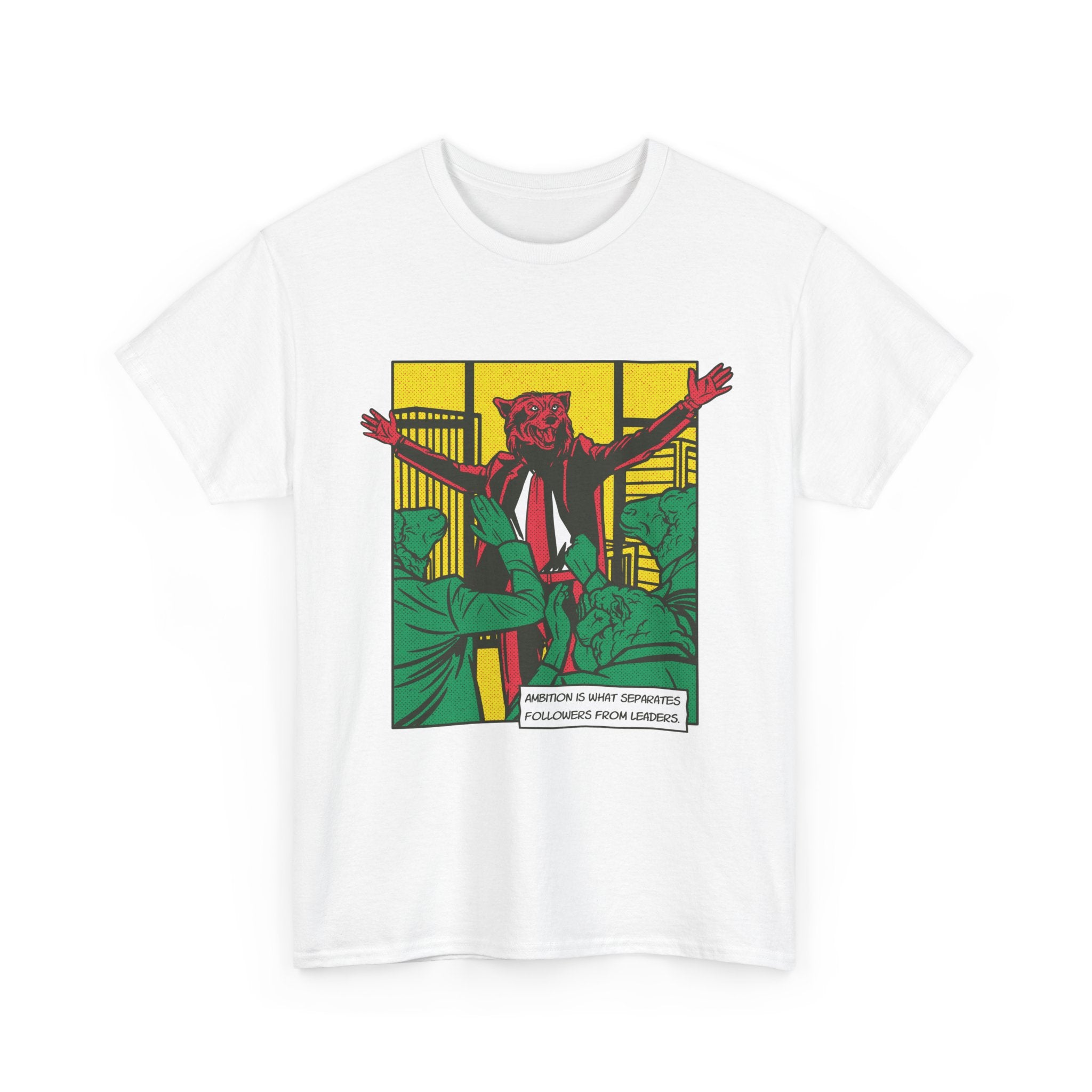 Leader Wolf - T-Shirt Front Print