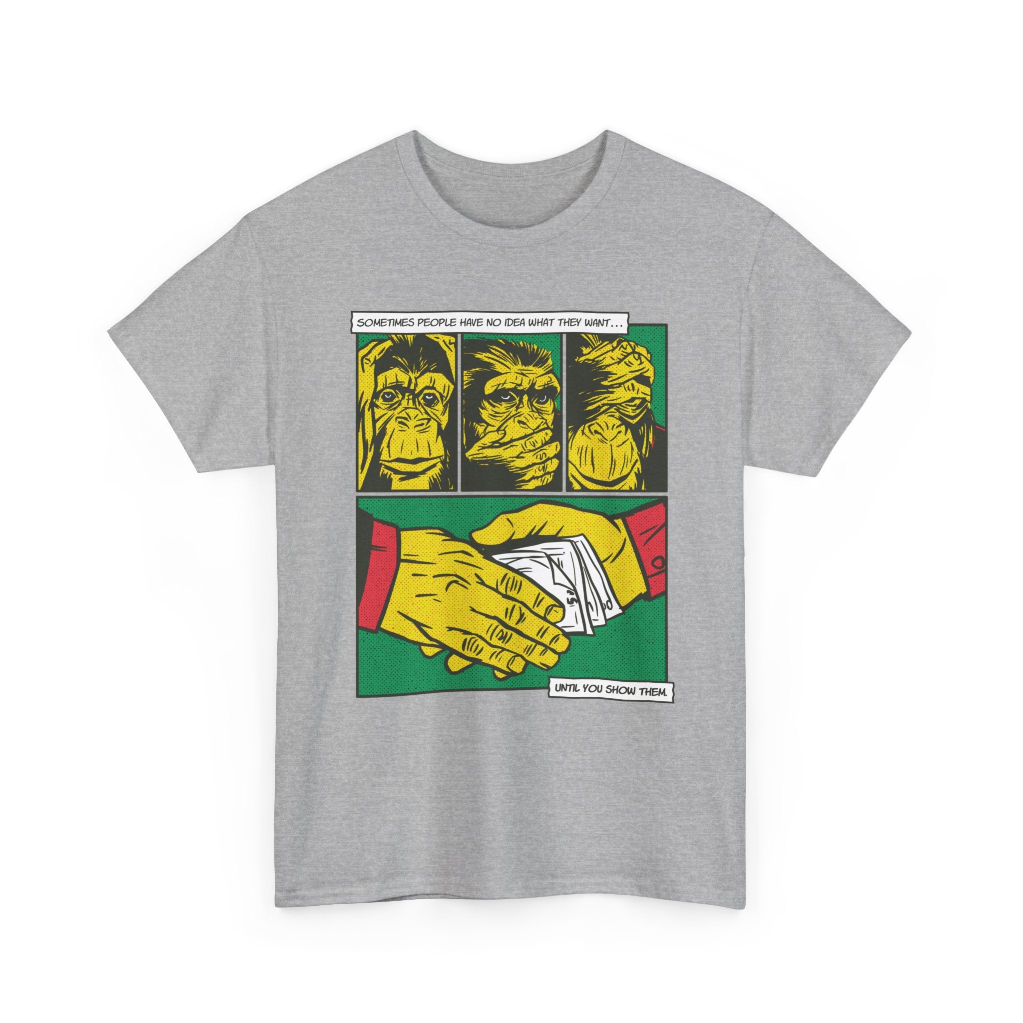Three Monkeys - T-Shirt Front Print