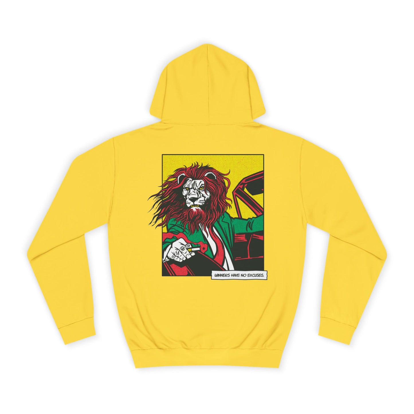 Lion in Car Hoodie