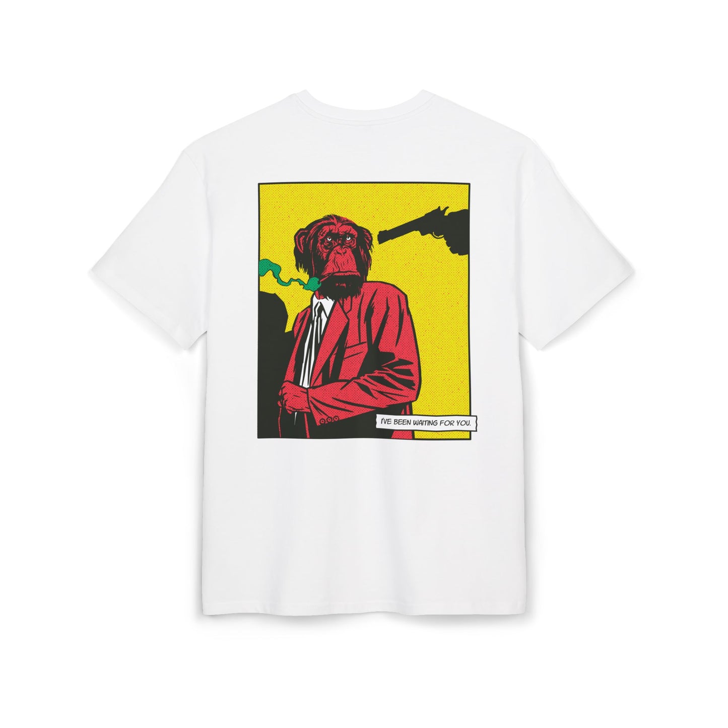 Monkey Smoking Oversized T-Shirt