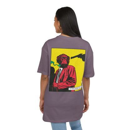 Monkey Smoking Oversized T-Shirt