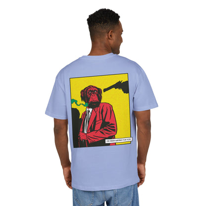 Monkey Smoking Oversized T-Shirt