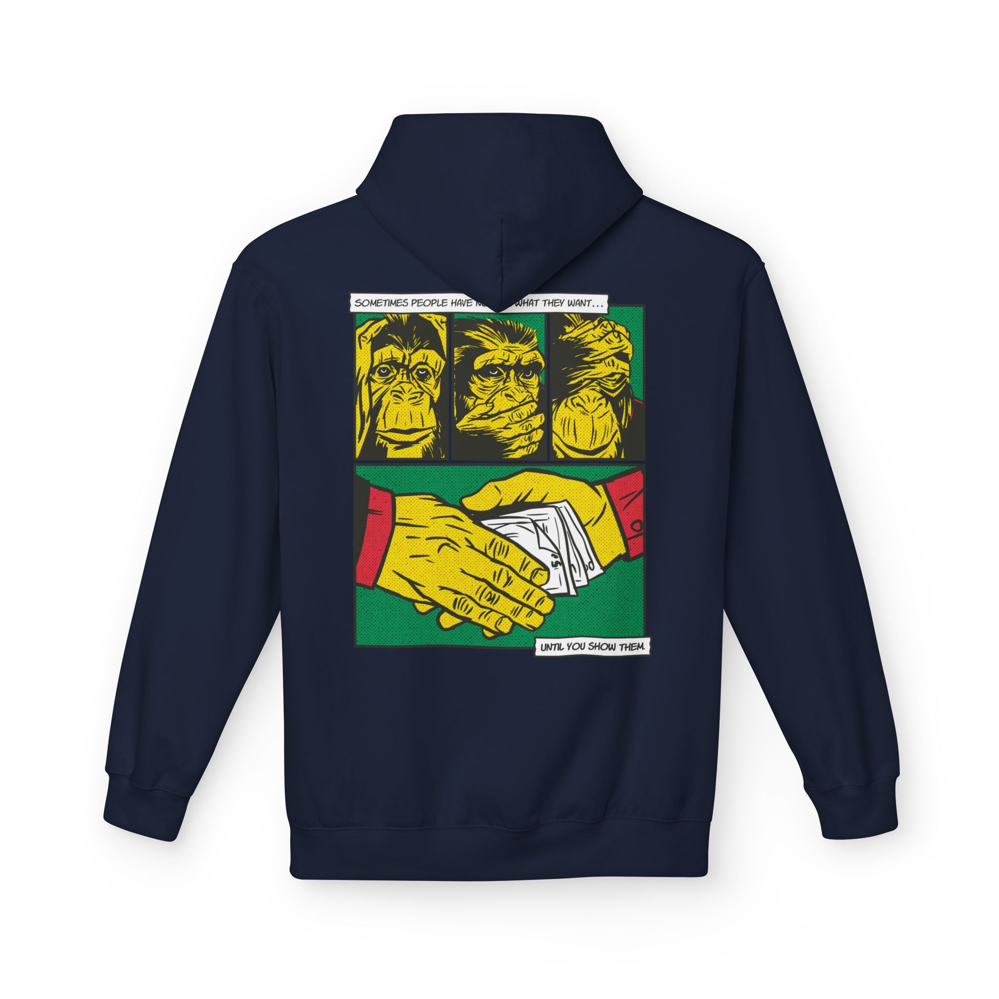 Three Monkeys - Hoodie Back Print