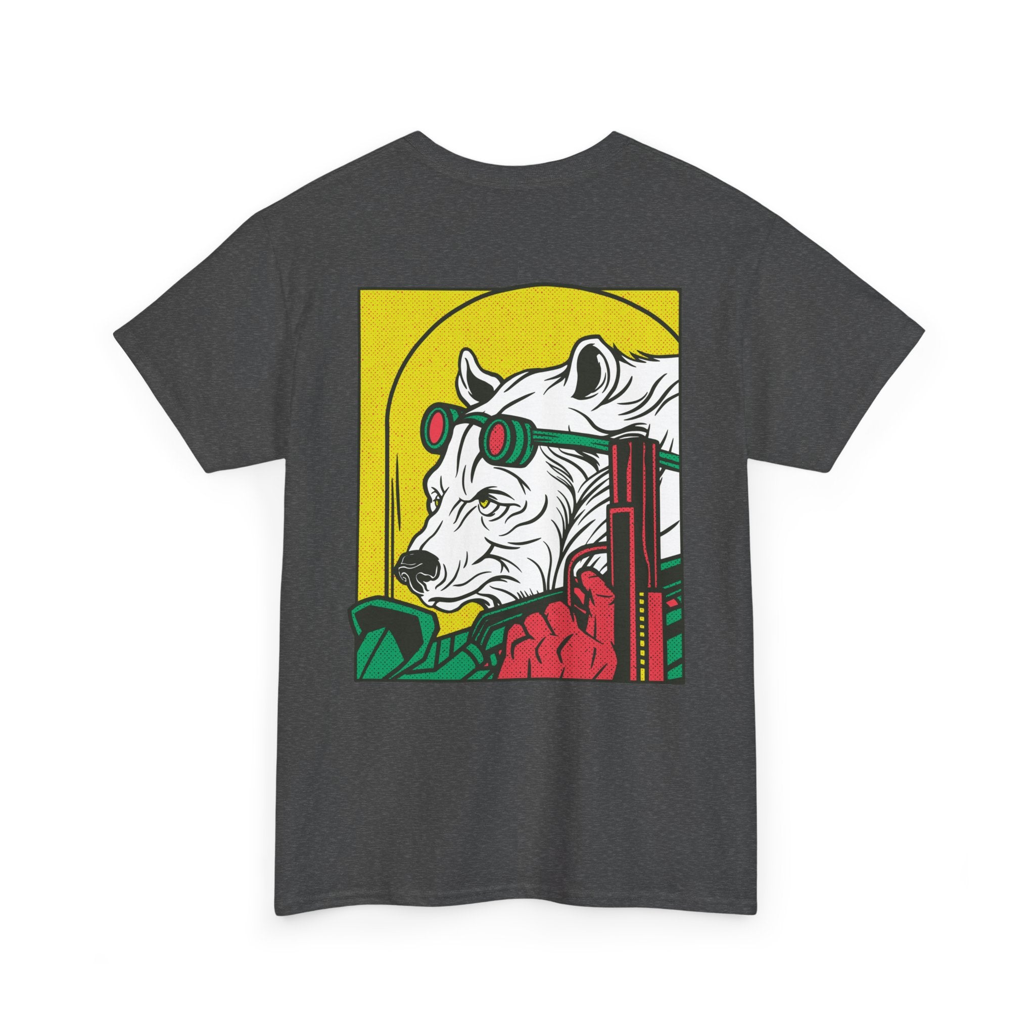 Ice Bear with Gun - T-Shirt Back Print