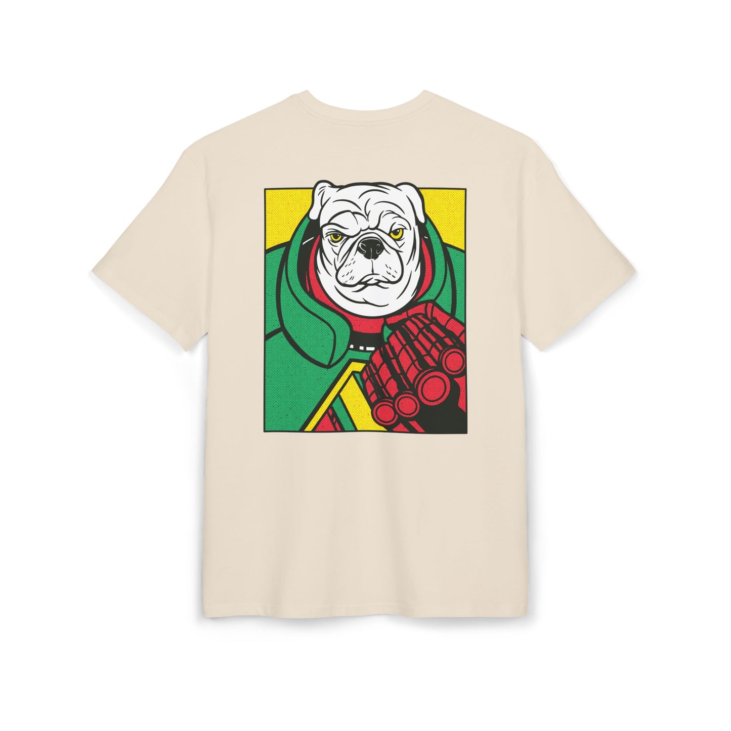 White Pug Oversized T-Shirt