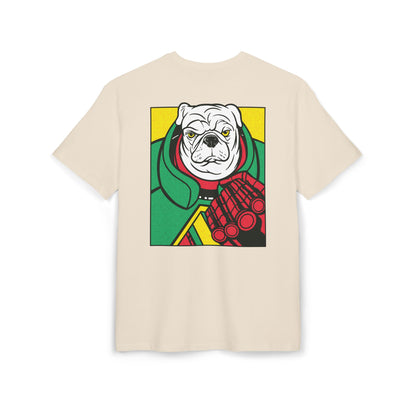 White Pug Oversized T-Shirt