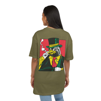 Penguin Smoking Oversized T-Shirt