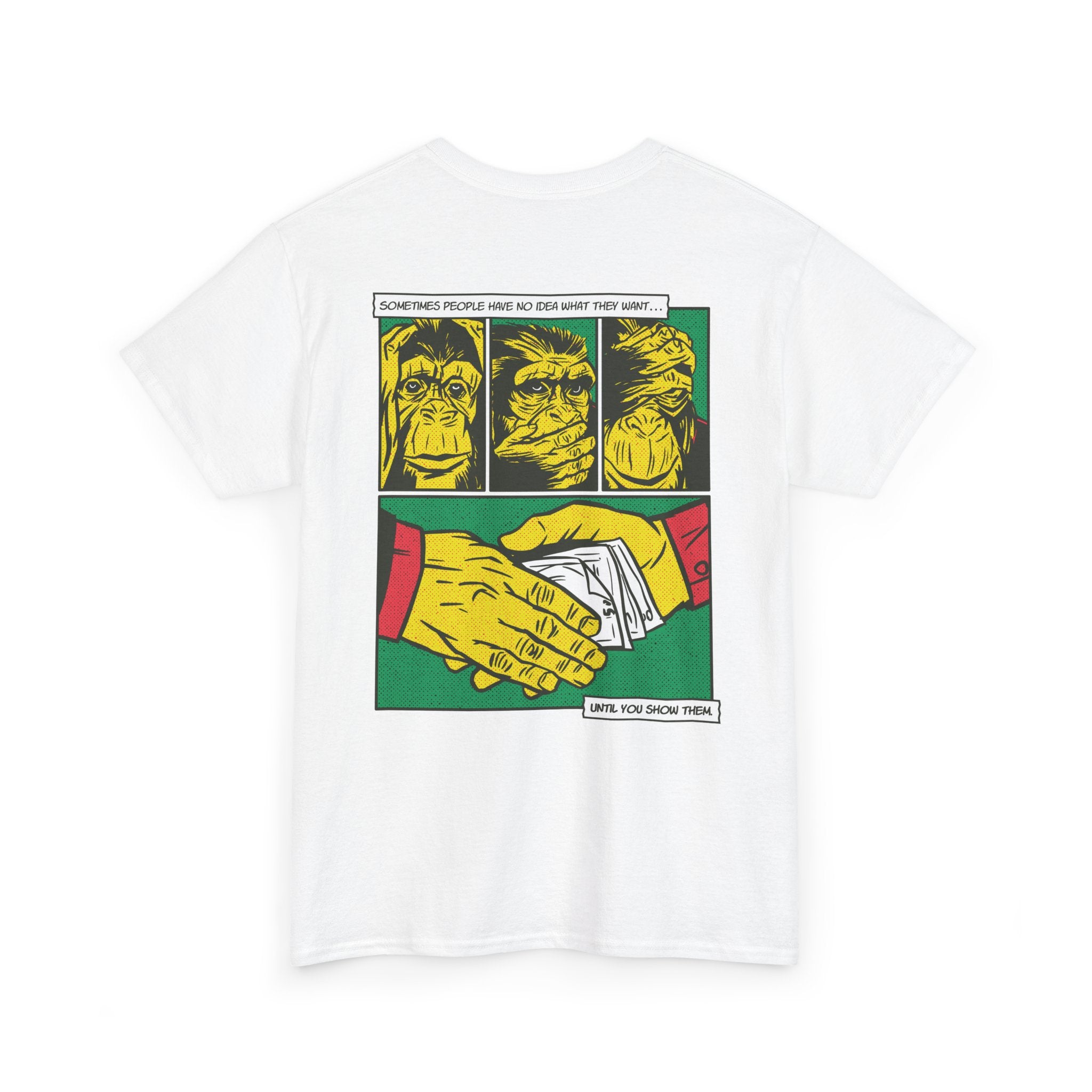 Three Monkeys - T-Shirt Back Print