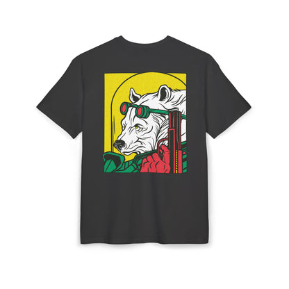 Ice Bear with Gun Oversized T-Shirt