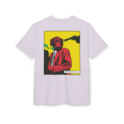 Monkey Smoking Oversized T-Shirt