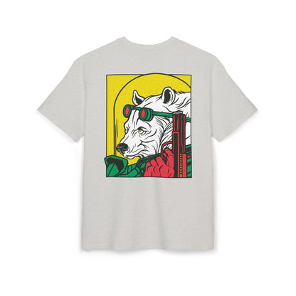 Ice Bear with Gun Oversized T-Shirt