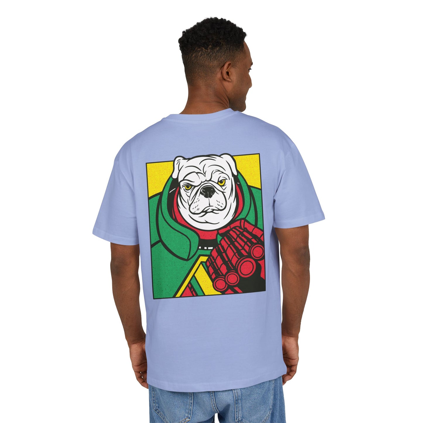 White Pug Oversized T-Shirt