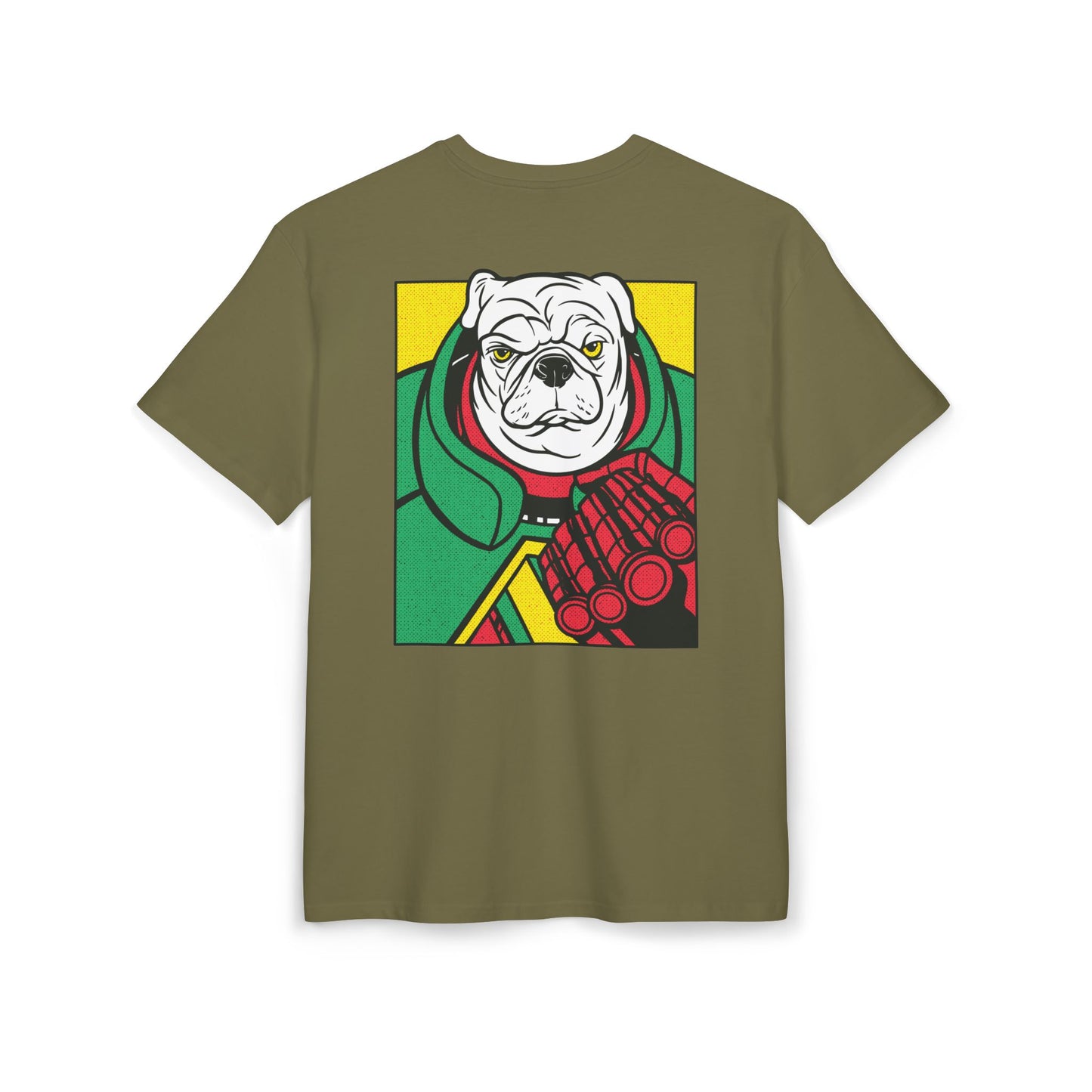 White Pug Oversized T-Shirt