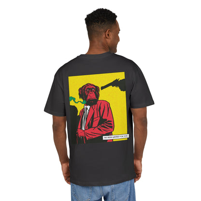 Monkey Smoking Oversized T-Shirt