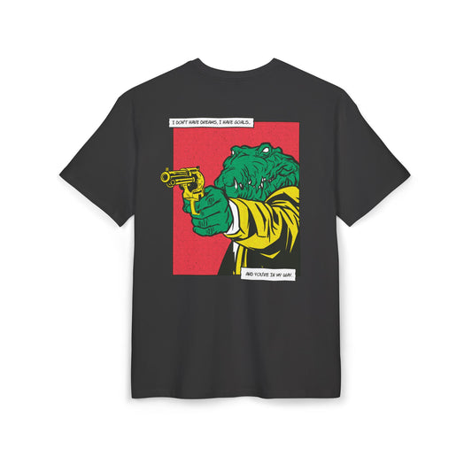 Alligator with Gun Oversized T-Shirt