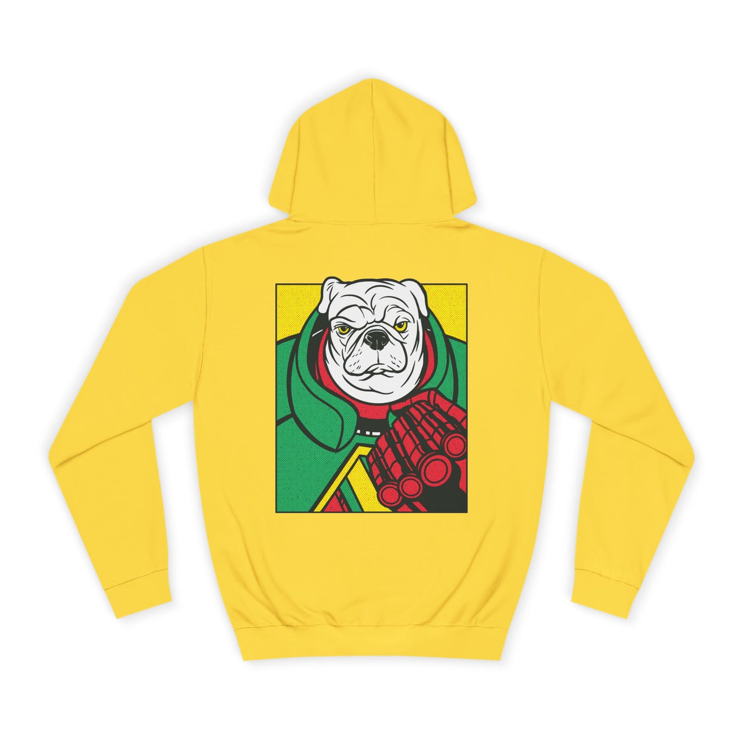 White Pug Hoodie