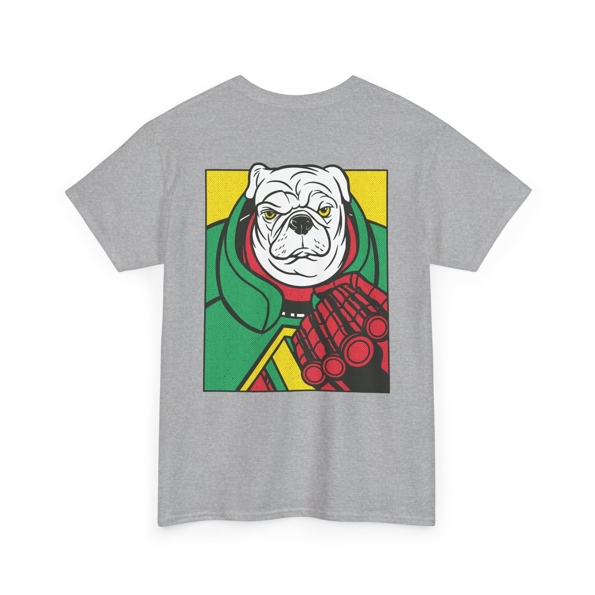 Pug with Fist - T-Shirt Back Print