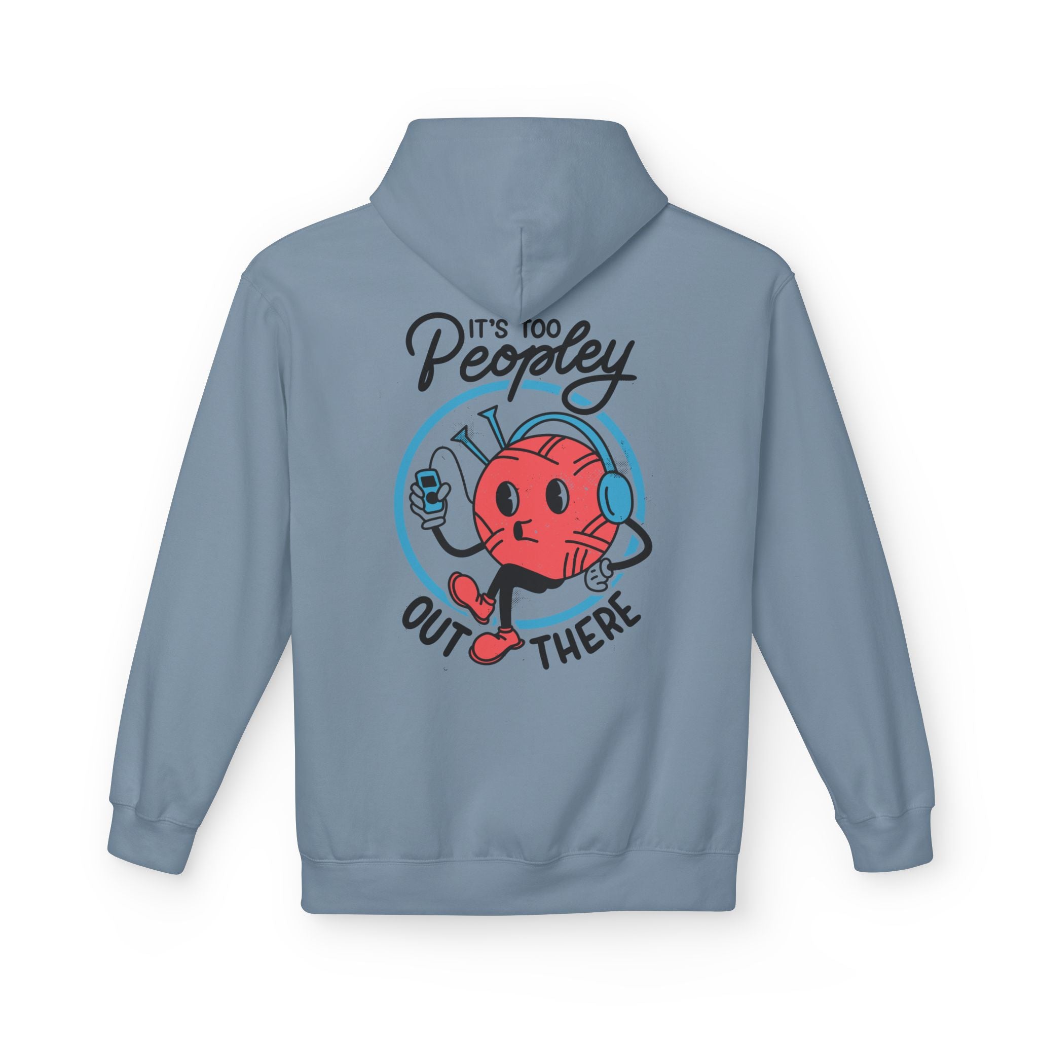 It´s too Peopley out there - Hoodie Back Print