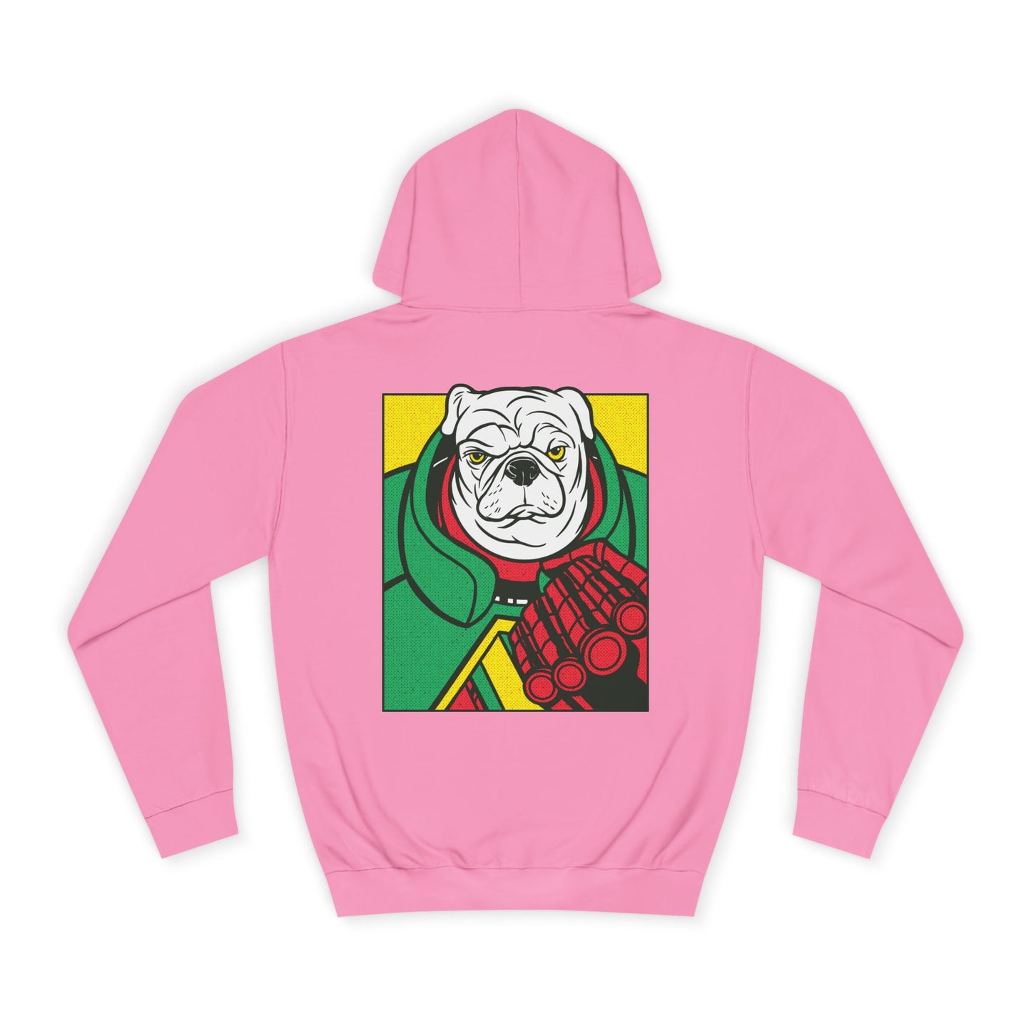 White Pug Hoodie