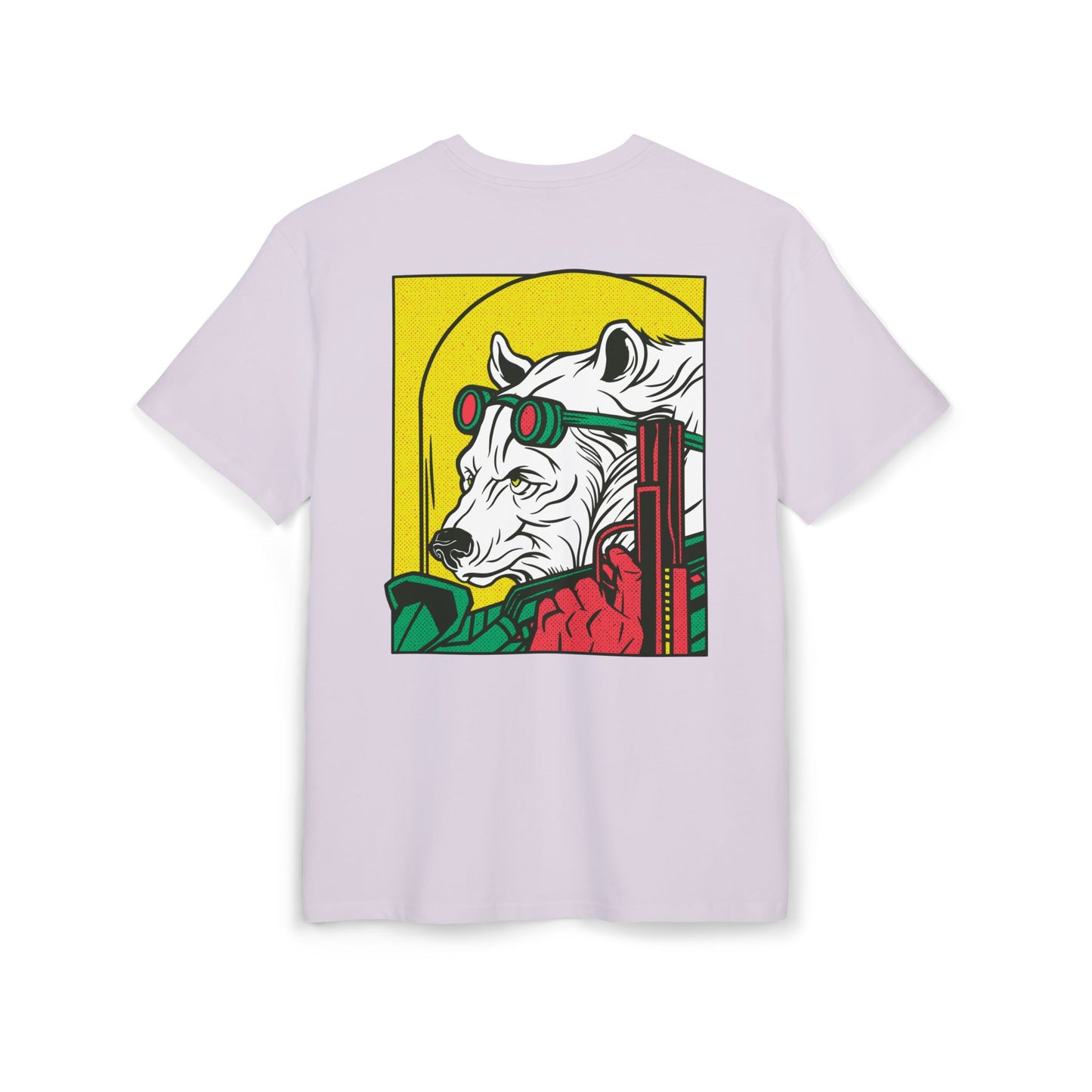 Ice Bear with Gun Oversized T-Shirt