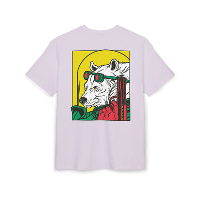 Ice Bear with Gun Oversized T-Shirt