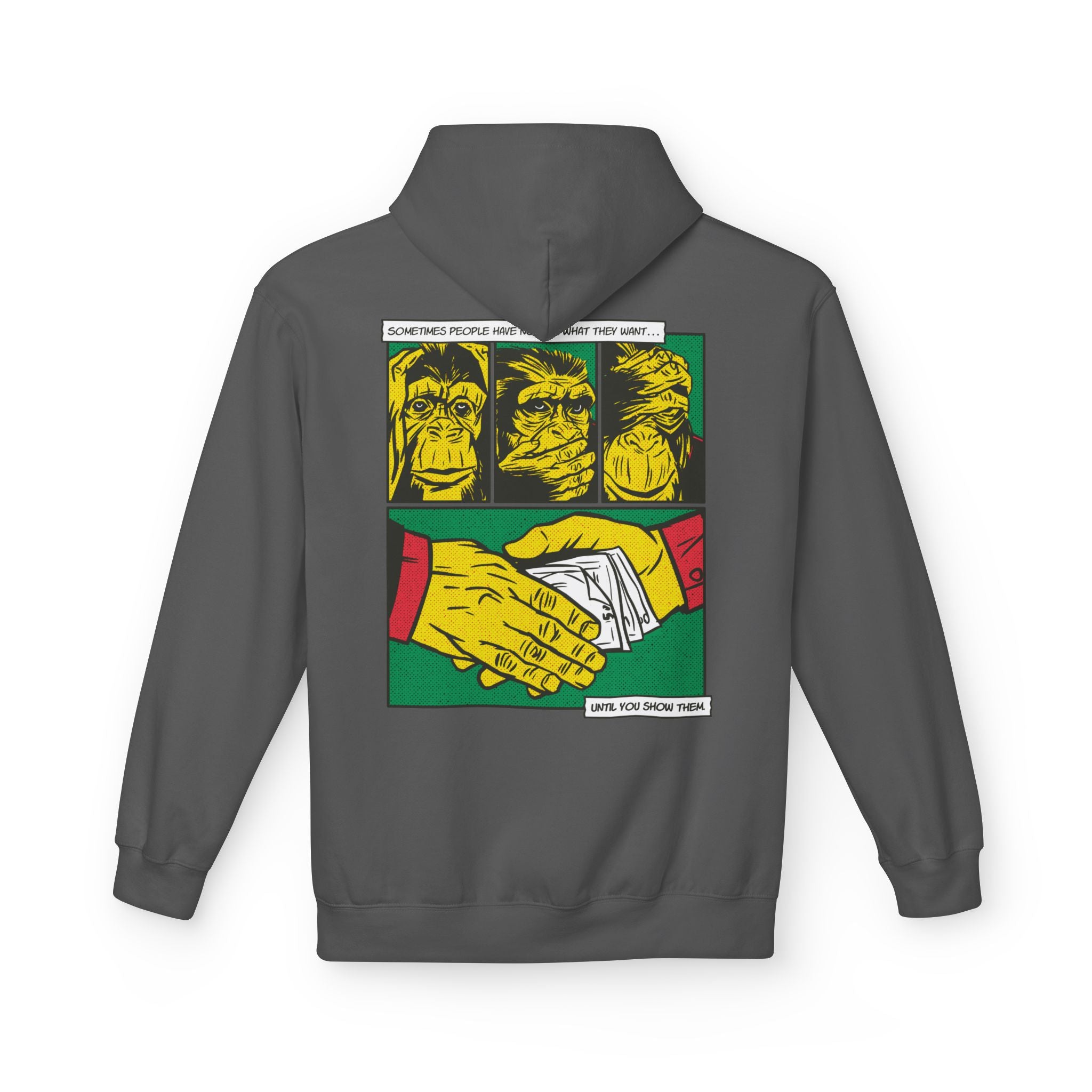 Three Monkeys - Hoodie Back Print