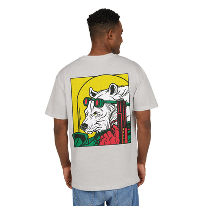 Ice Bear with Gun Oversized T-Shirt
