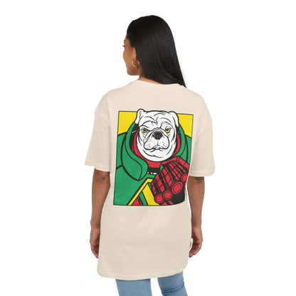 White Pug Oversized T-Shirt