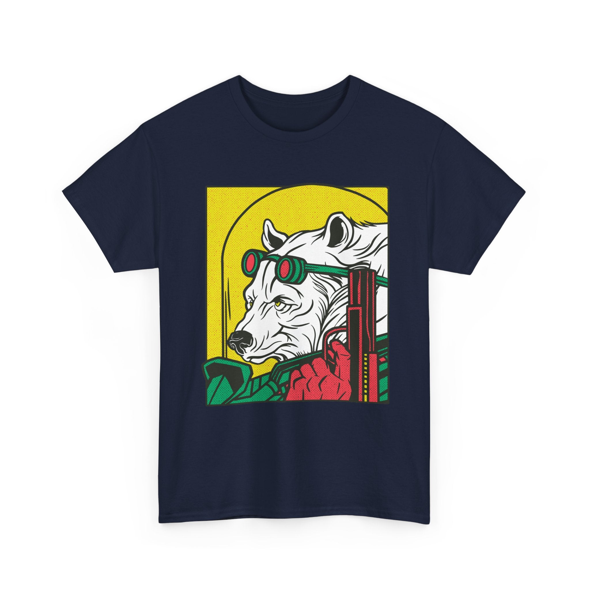 Ice Bear with Gun - T-Shirt Front Print