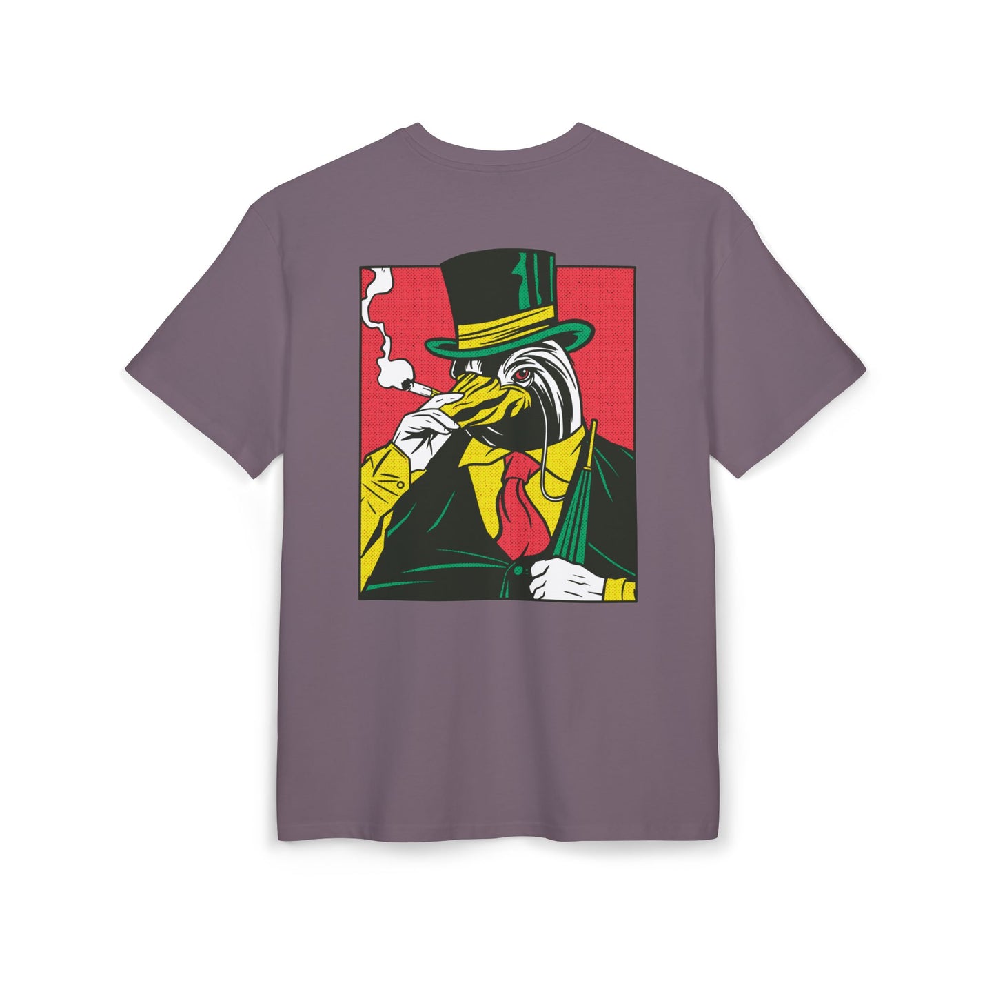 Penguin Smoking Oversized T-Shirt