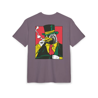 Penguin Smoking Oversized T-Shirt