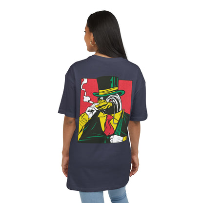 Penguin Smoking Oversized T-Shirt