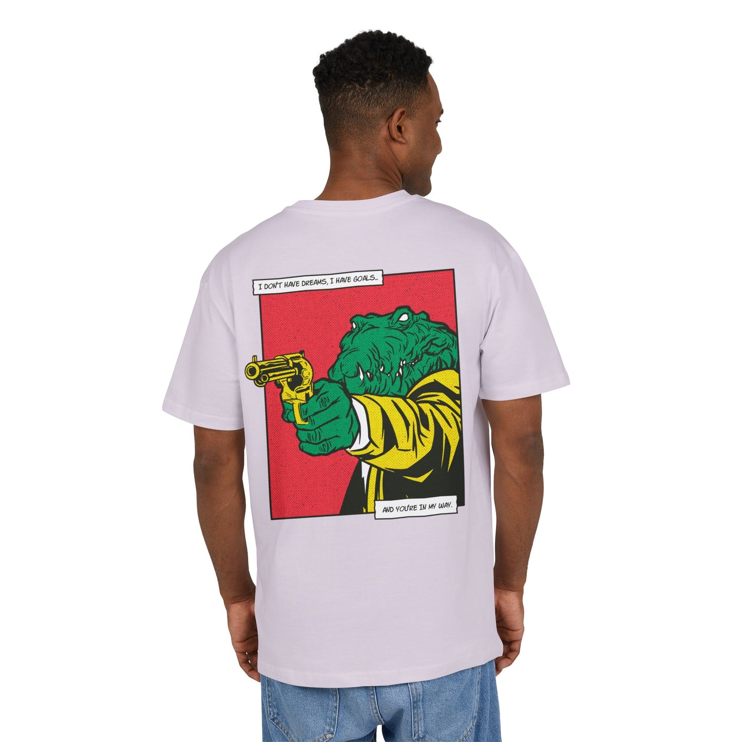 Alligator with Gun Oversized T-Shirt