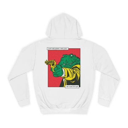 Alligator with Gun Hoodie