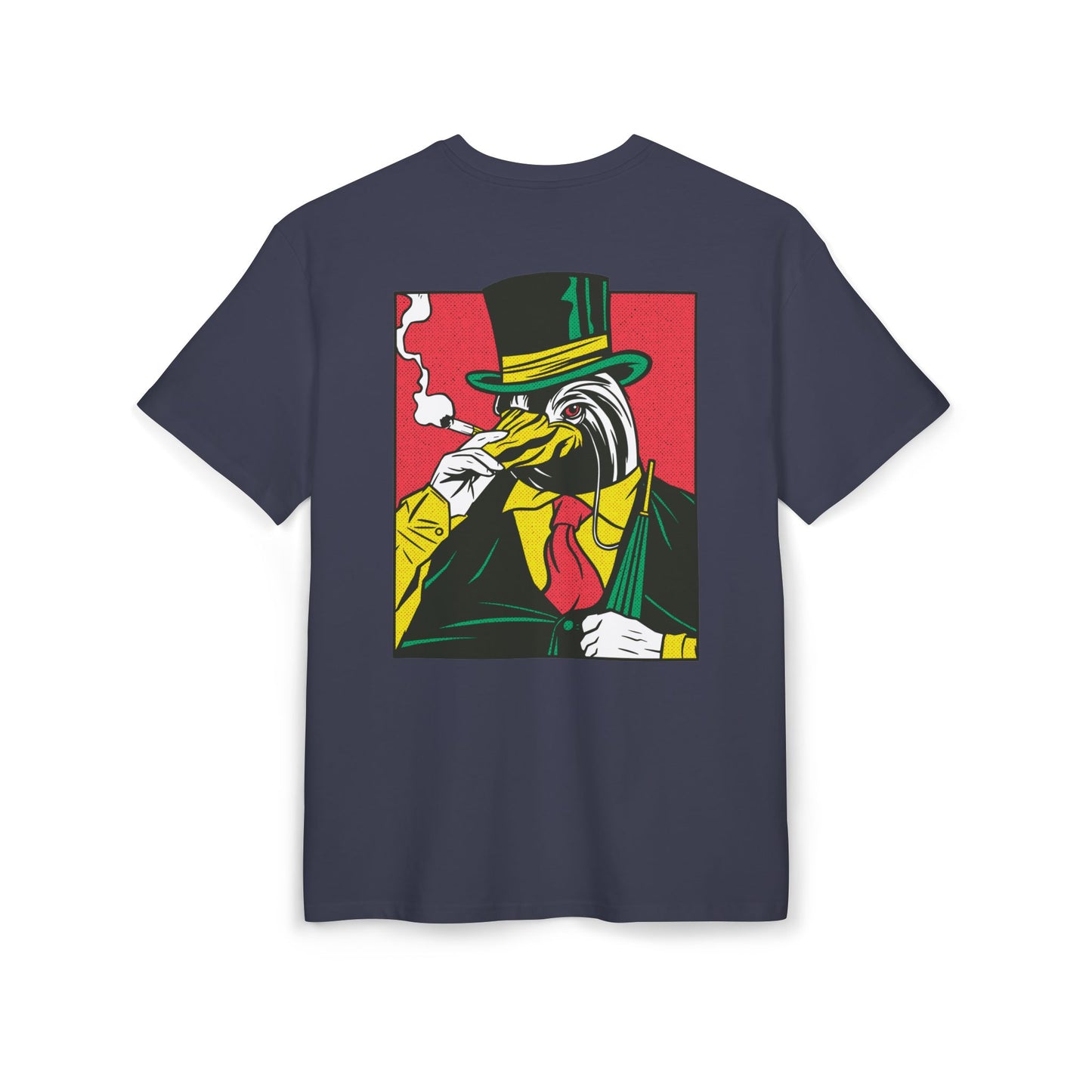 Penguin Smoking Oversized T-Shirt