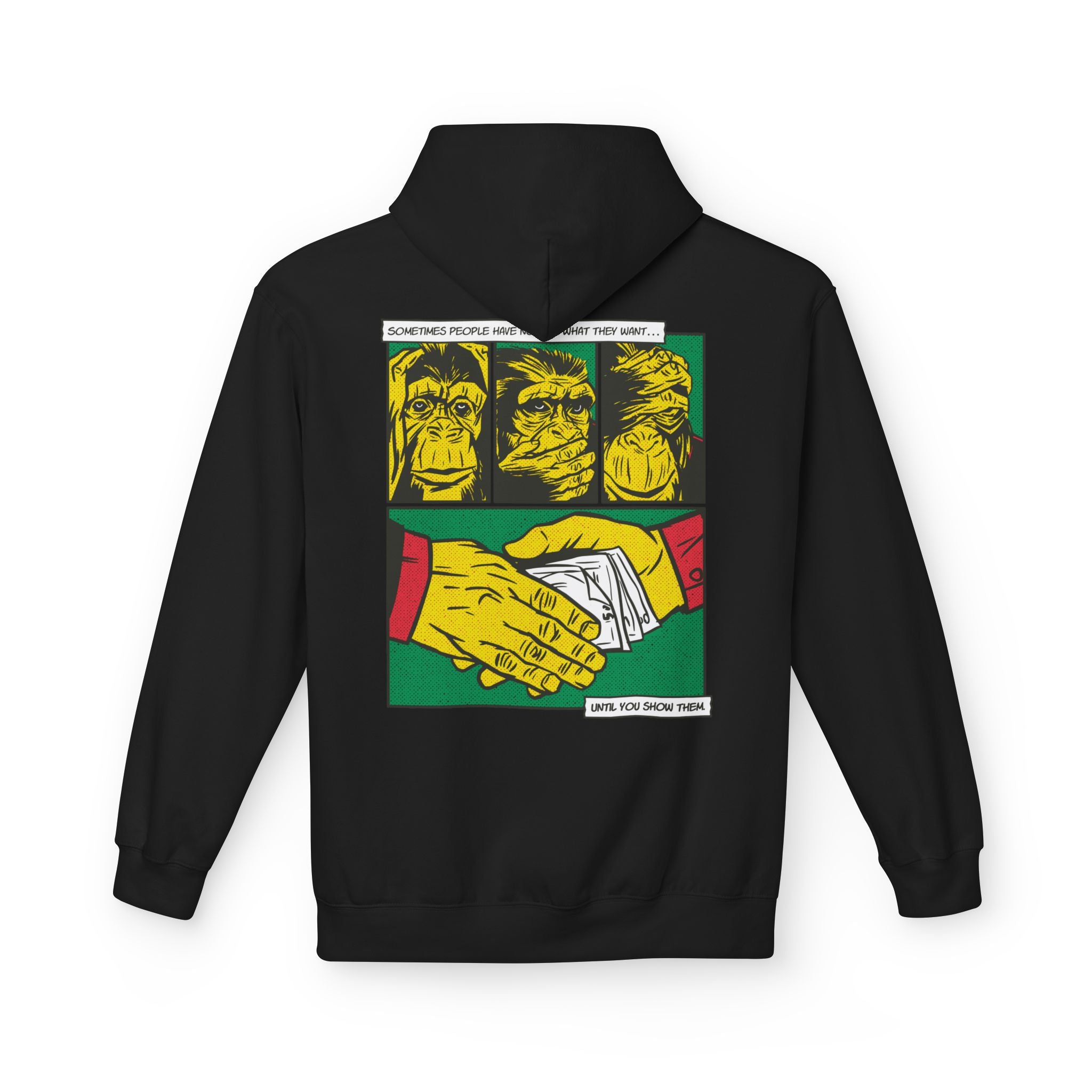 Three Monkeys - Hoodie Back Print