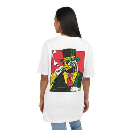 Penguin Smoking Oversized T-Shirt