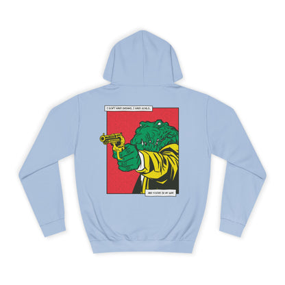 Alligator with Gun Hoodie