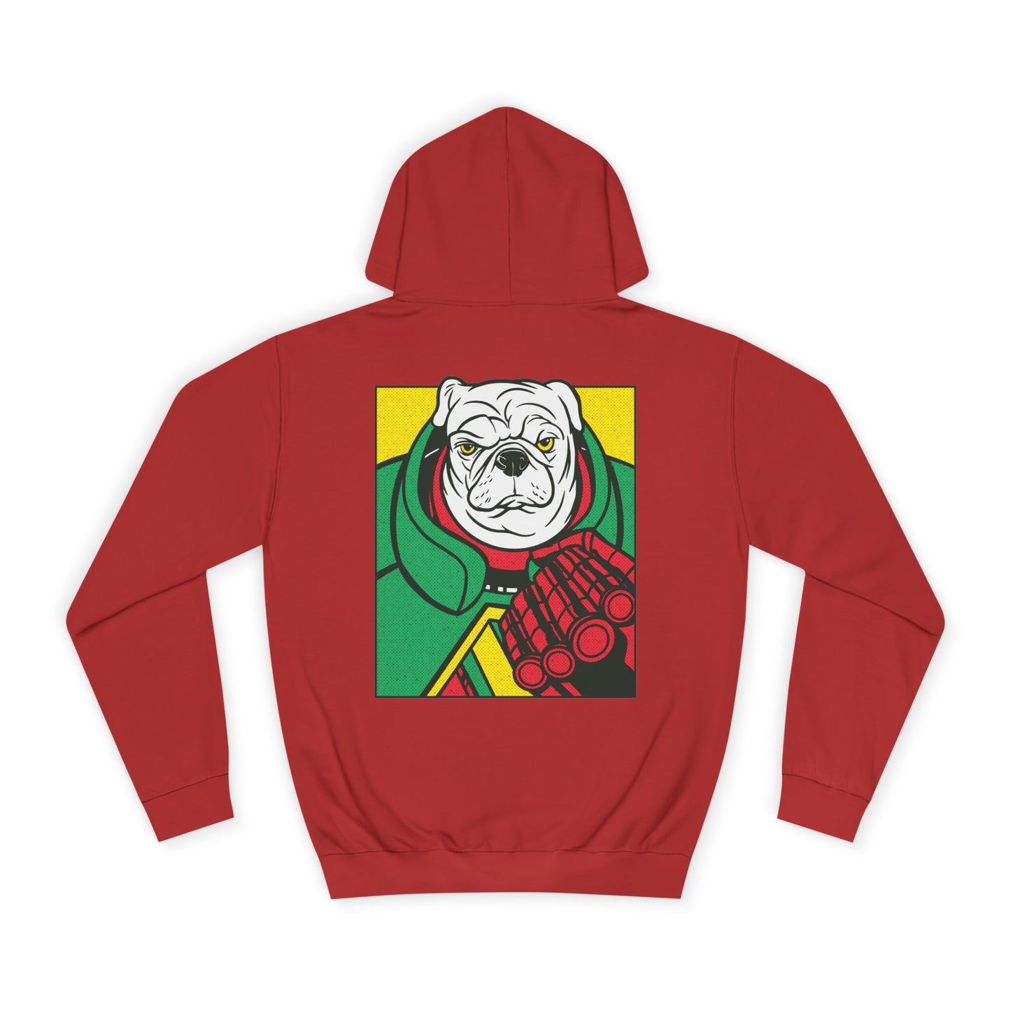 White Pug Hoodie
