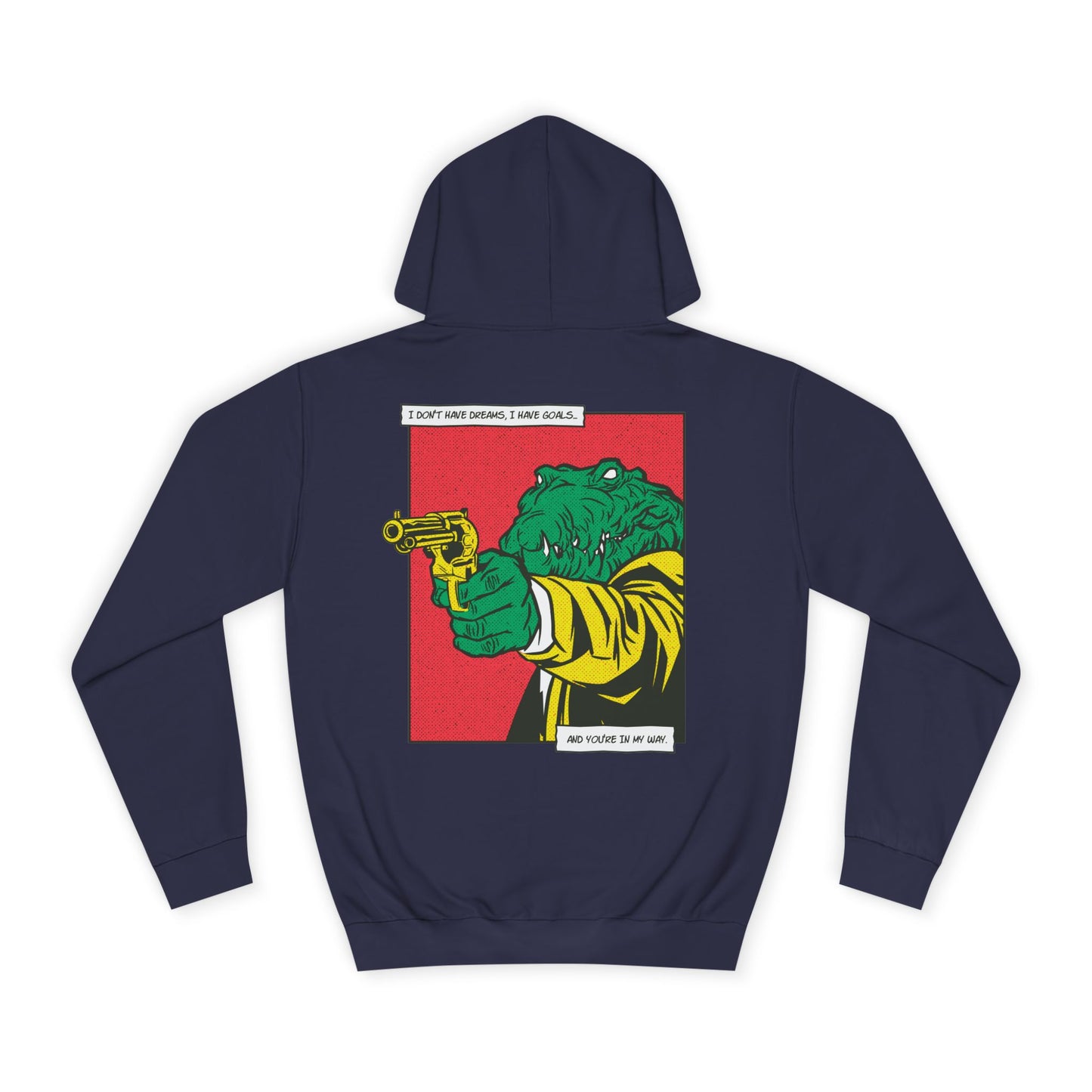 Alligator with Gun Hoodie