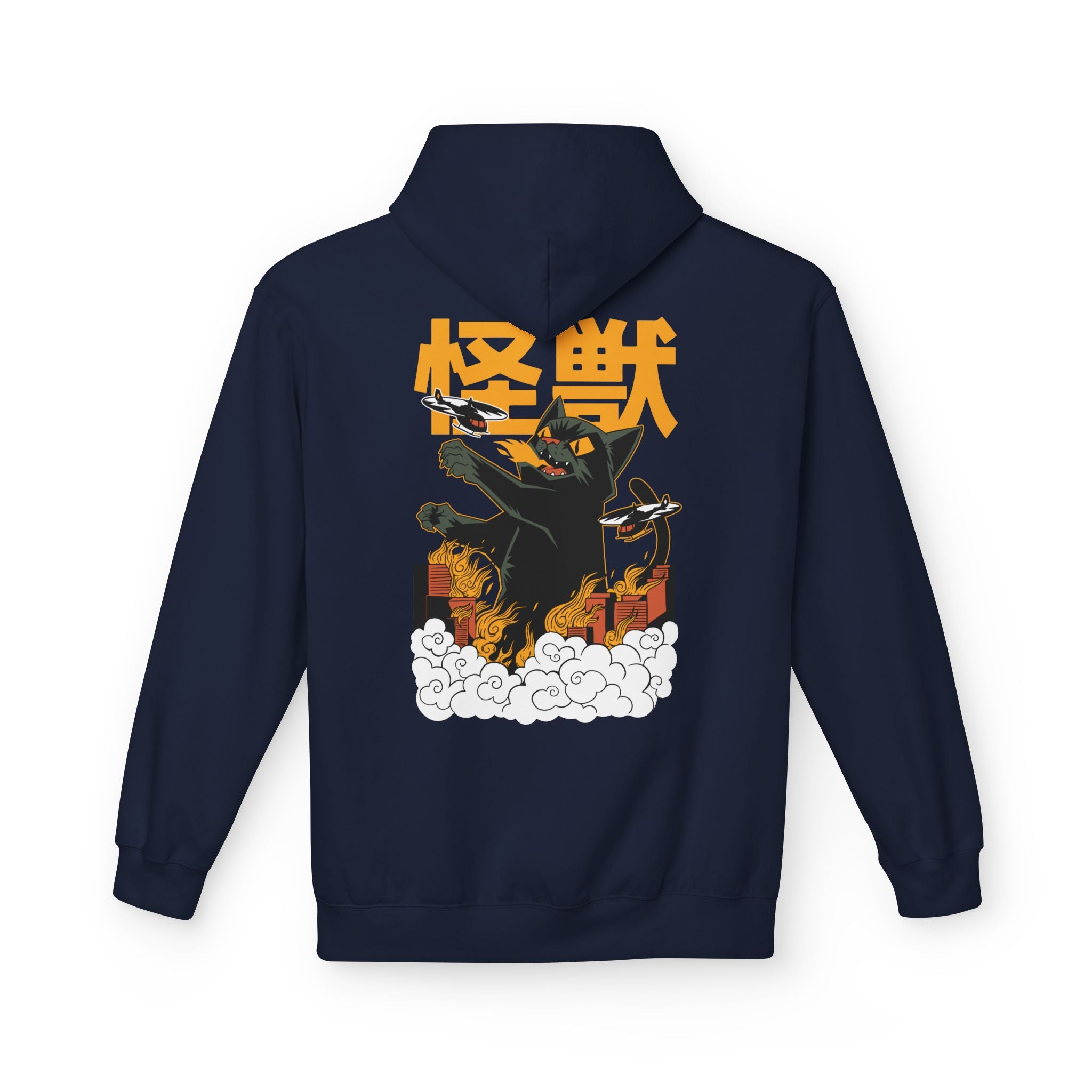 Cat Kaiju - Hoodie Back Print