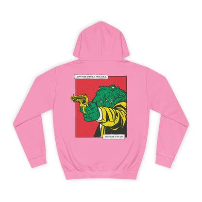 Alligator with Gun Hoodie