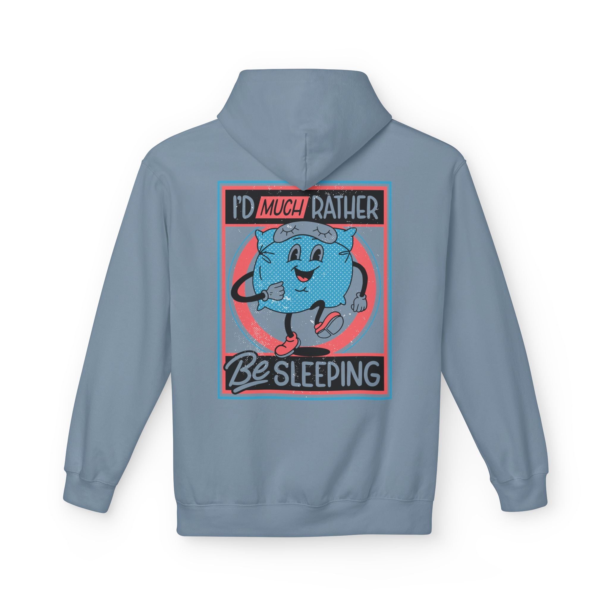 I´d much rather be sleeping - Hoodie Back Print