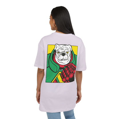 White Pug Oversized T-Shirt