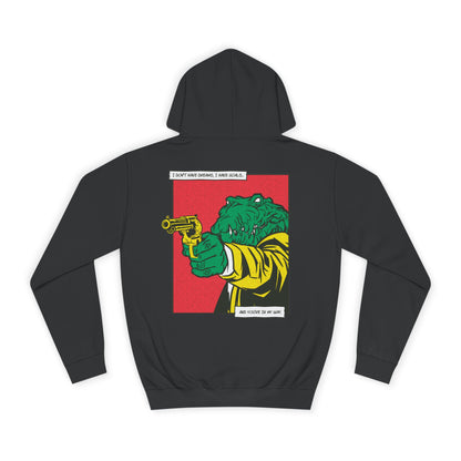 Alligator with Gun Hoodie