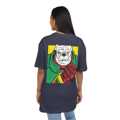 White Pug Oversized T-Shirt