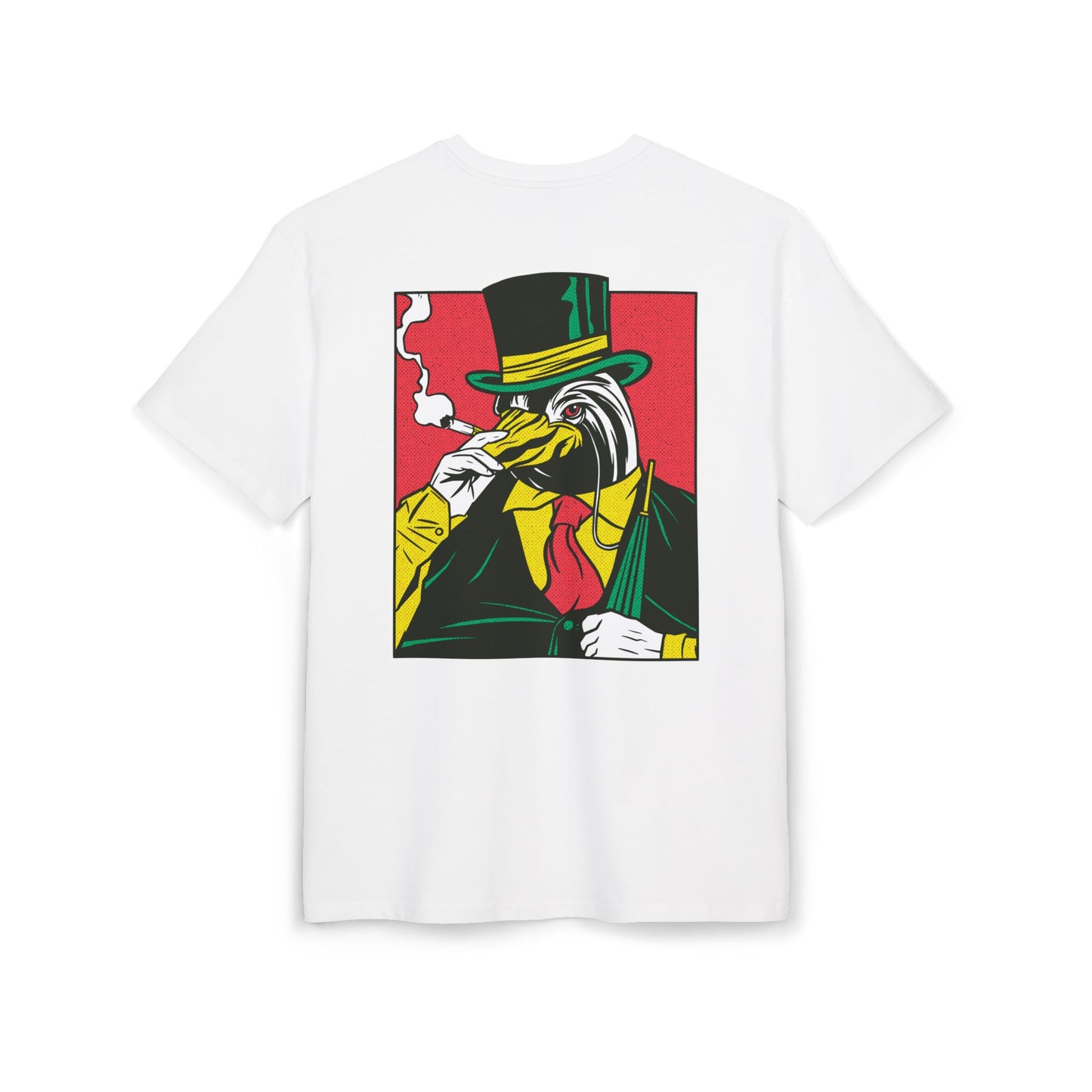 Penguin Smoking Oversized T-Shirt