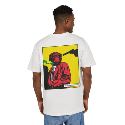 Monkey Smoking Oversized T-Shirt