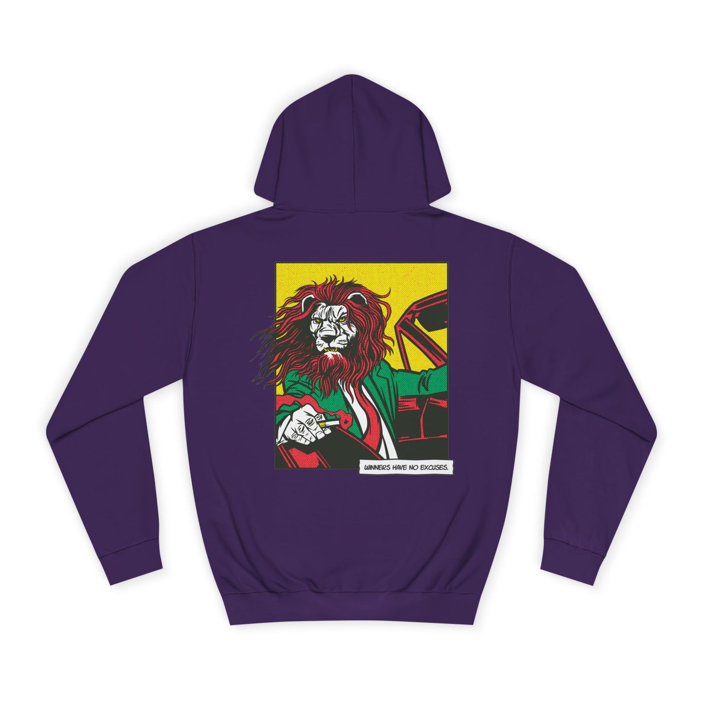Lion in Car Hoodie