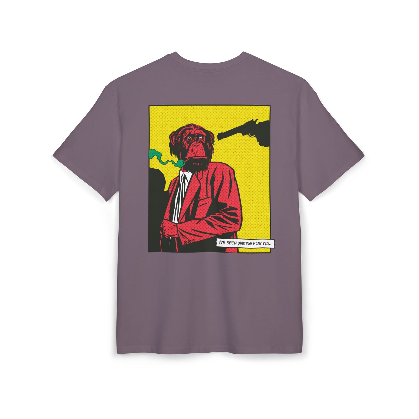 Monkey Smoking Oversized T-Shirt